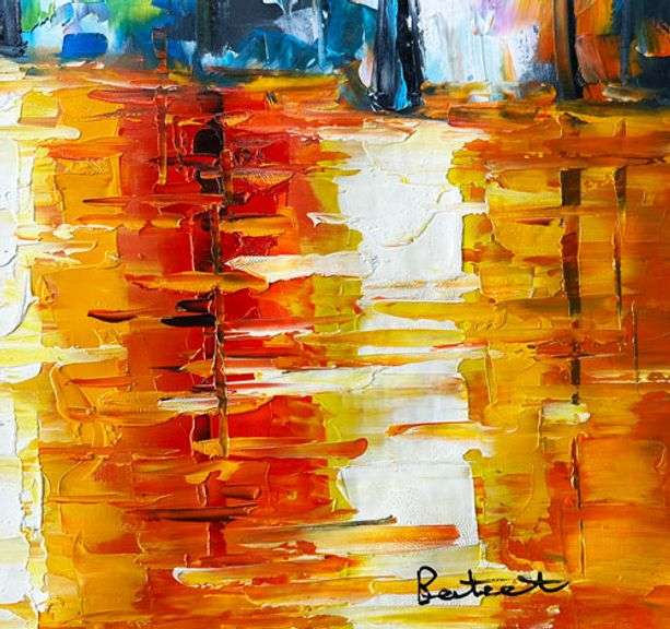 ONE OF A KIND BEAUTIFUL PAINTING ON CANVAS