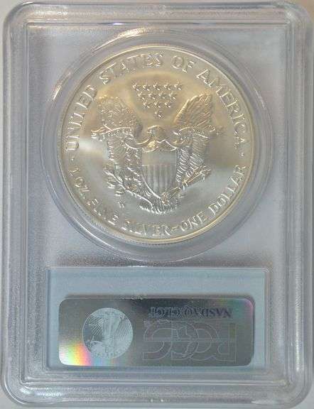 Better near flawless 2006-W $1 Silver Eagle. PCGS MS69