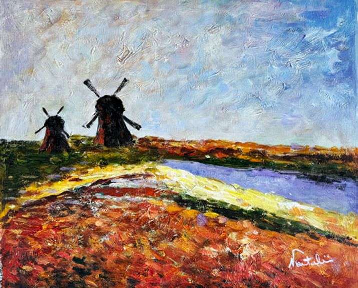 UNIQUE AND BEAUTIFUL PAINTING ON CANVAS