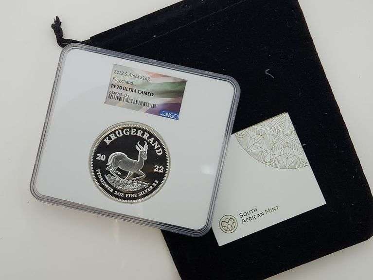 2022 South Africa Krugerrand (2 OZ.), NGC PF70 Ultra Cameo