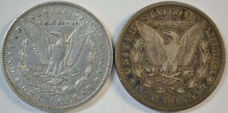 Nicer 1892-O & 1899-S Morgan Silver Dollars. Scarce