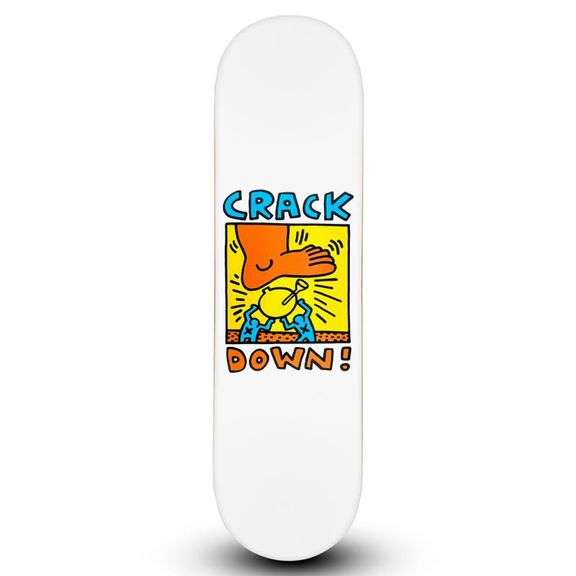 "Crack Down" by Keith Haring (1958-1990)