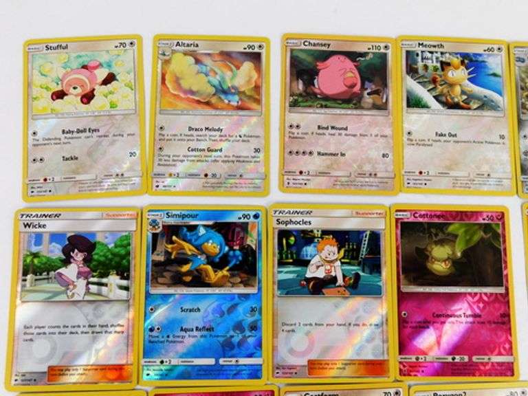 18 Pokémon 2017 Hologram Cards