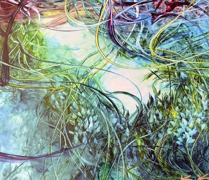 Kamran Khavarani Original Giclee on Paper Gallery Wrapped Limited Edition