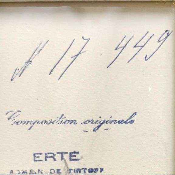 "Pickpockets, Ecolier, August 29, 1962" by Erte (1892-1990)