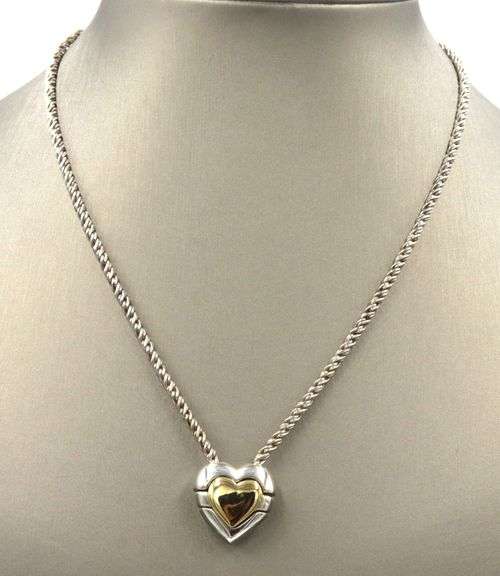 Tiffany & Co puzzle heart necklace