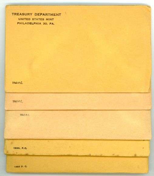 5 Different UNOPENED Silver Proof Sets 1960 to 1964