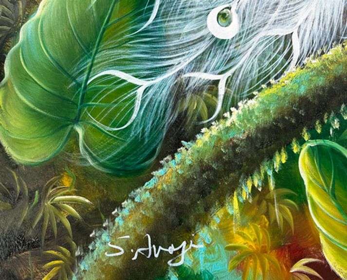 BEAUTIFUL AND UNIQUE   PAINTING ON CANVAS