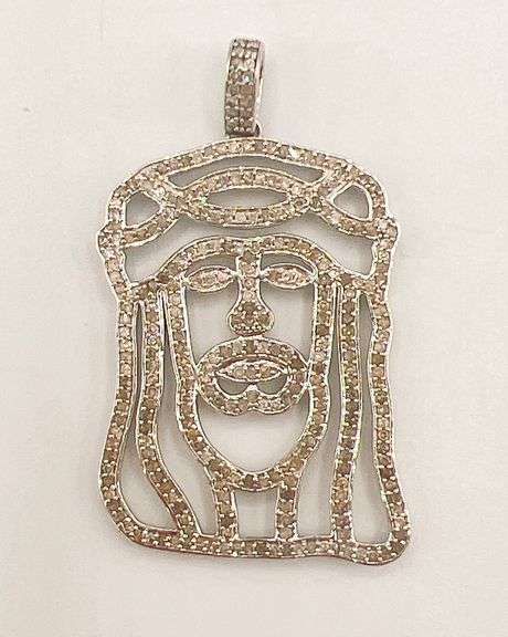 2.0 CTW Diamond Pendant in 10KT Solid White Gold