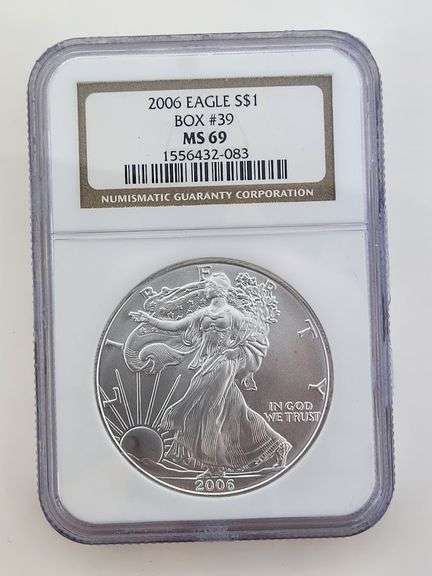 2006 American Silver Eagle, NGC MS69