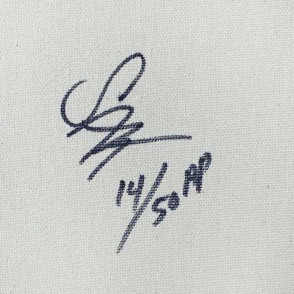 "Jesus in Thorns" by Steve Kaufman (1960-2010)