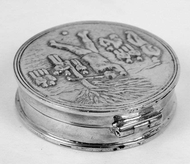 Sterling Silver Golfing Trinket Box