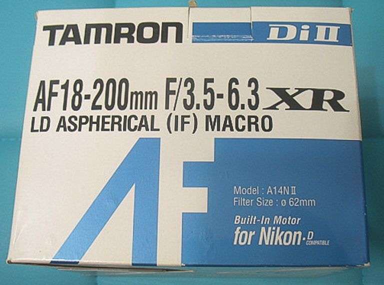 TAMRON AF18-200MM F/3.5-6.3 XR LD ASPHERICAL (IF) MACRO LENS FOR NIKON