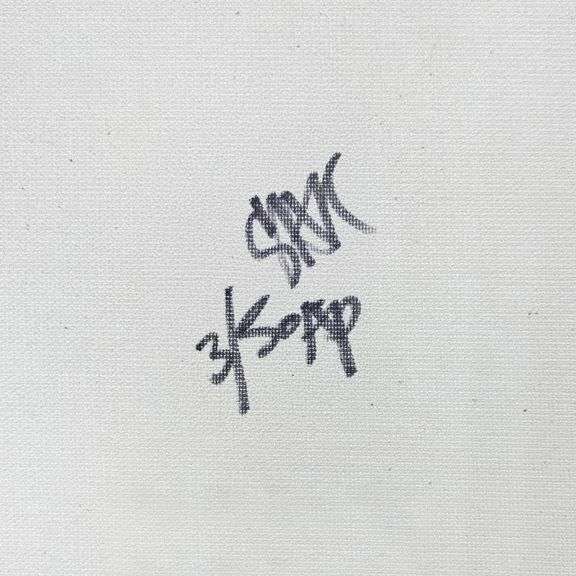 "Jackson Pollock" by Steve Kaufman (1960-2010)