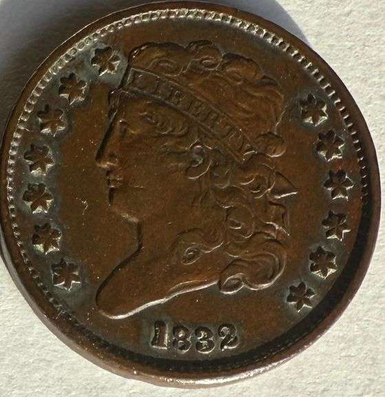 1832 Half Cent