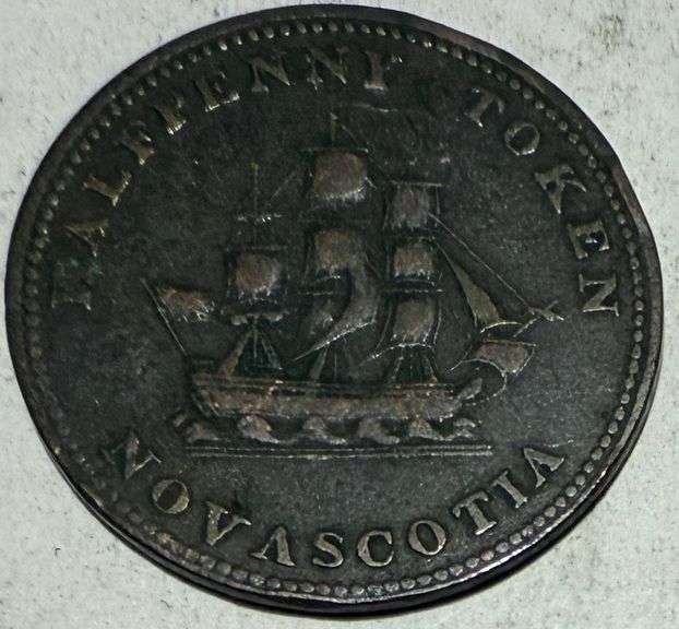 1815 Nova Scotia Starr & Shannon Half Penny Token