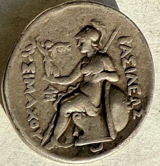 Lysimachos 323-281 BC Tetradrachm of Lampsakos
