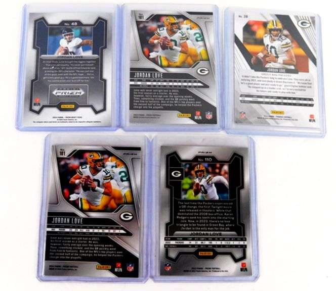 5 Jordan Love Football Cards