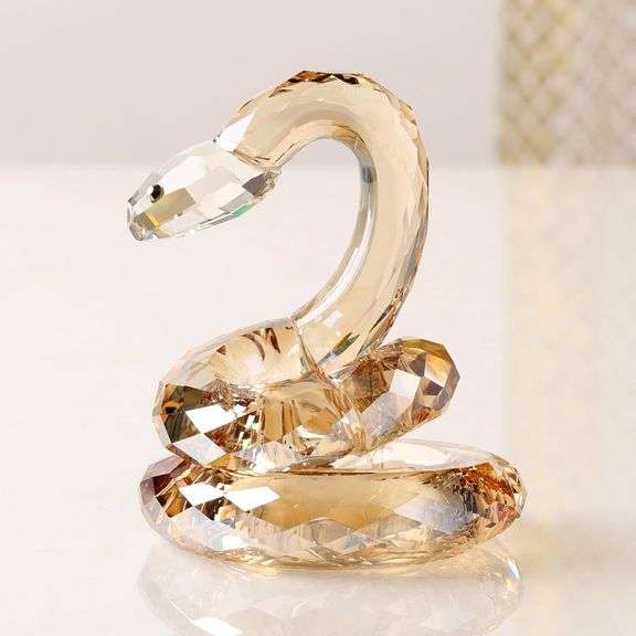 Crystal Coiled Snake