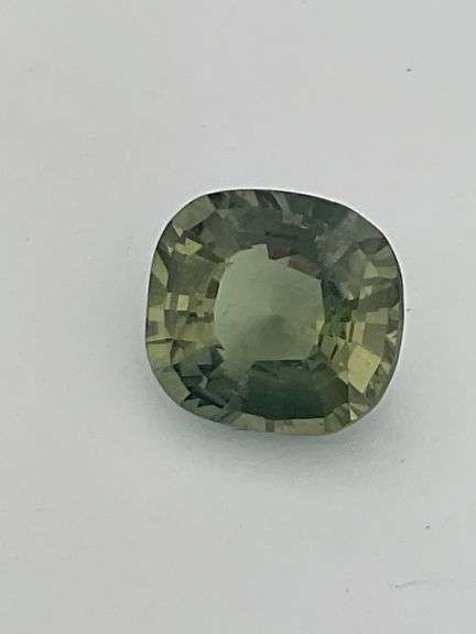 natural unheated green sapphire 1.61 carat