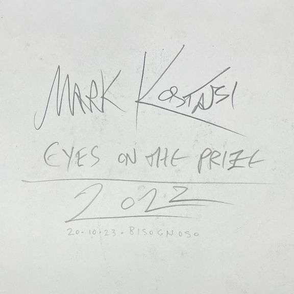 "Eyes on the Prize" by Mark Kostabi