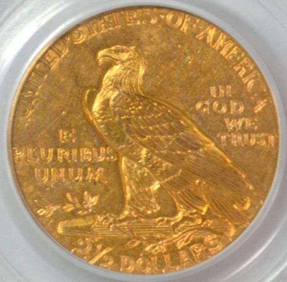 Great color Choice BU 1929 $2.50 Indian Gold Piece. PCGS MS63