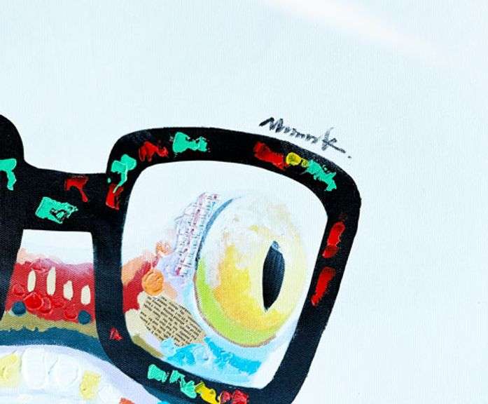 VERY NICE UNIQUE OIL PAINTING ON CANVAS