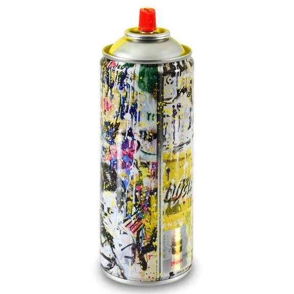 "Smile - Portrait (Yellow)" by Mr. Brainwash