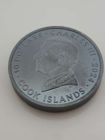 2024 10 Dollars Cook Island RIDE - JOURNEY MOTORCYCLE COIN