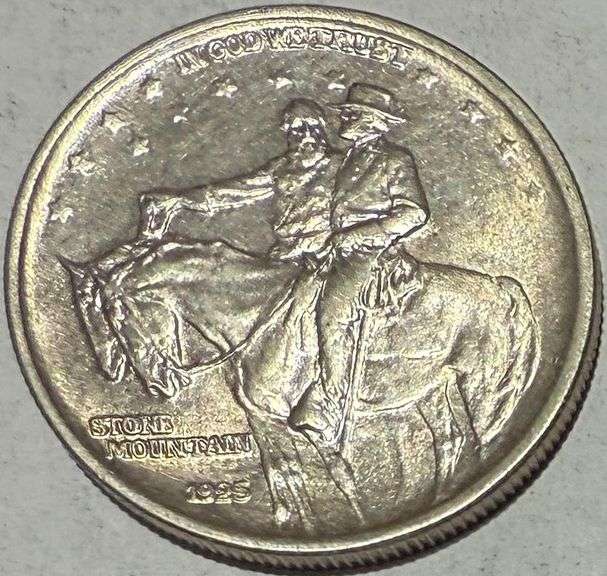 1925 Stone Mountain Unc Comm Half