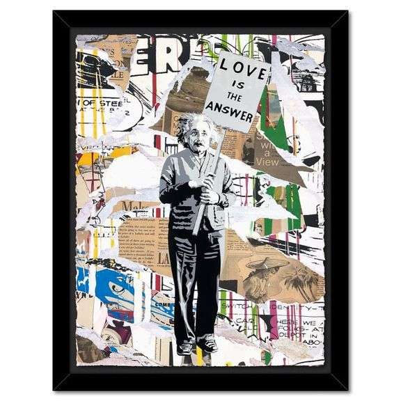 "Einstein" by Mr. Brainwash
