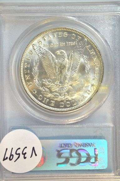Creamy-white super Gem BU 1899-O Morgan Silver Dollar. PCGS MS65