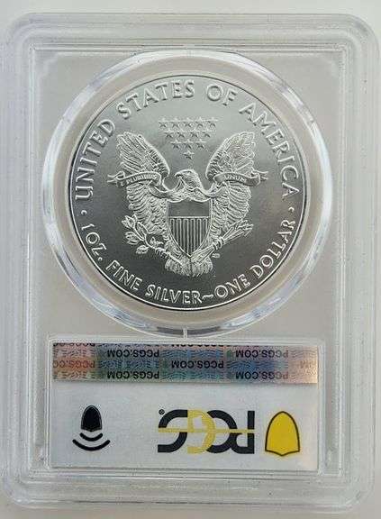 2017 American Silver Eagle, PCGS MS70