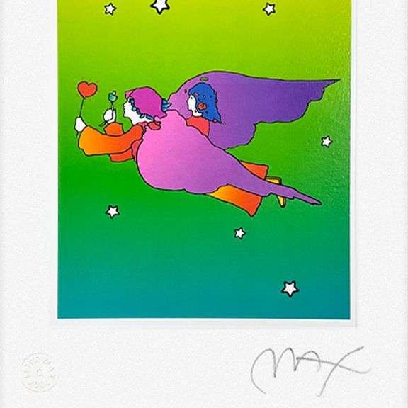 "The Highest Mountain Detail" by Peter Max