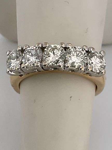 CERTIFIED 14K GOLD DIAMOND BAND