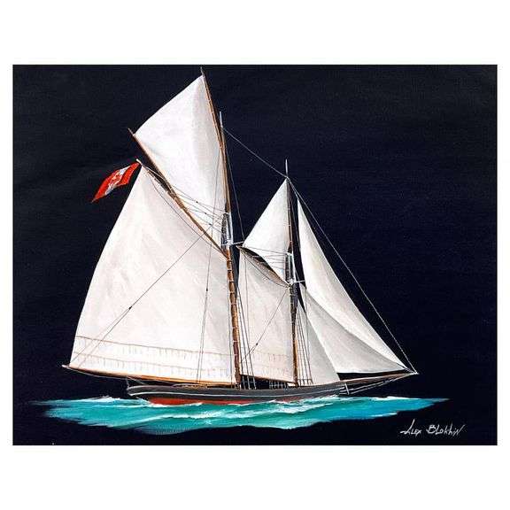 "Canadian Yacht Schooner" by Alex Blokhin