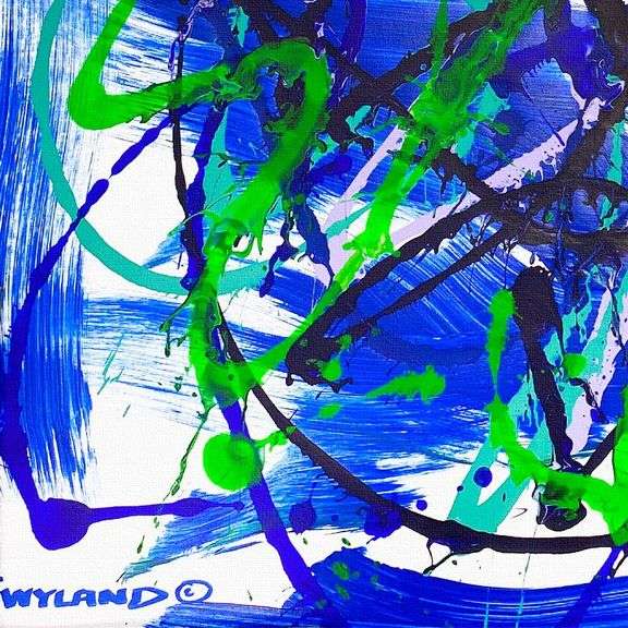 "Untitled Abstract" by Wyland