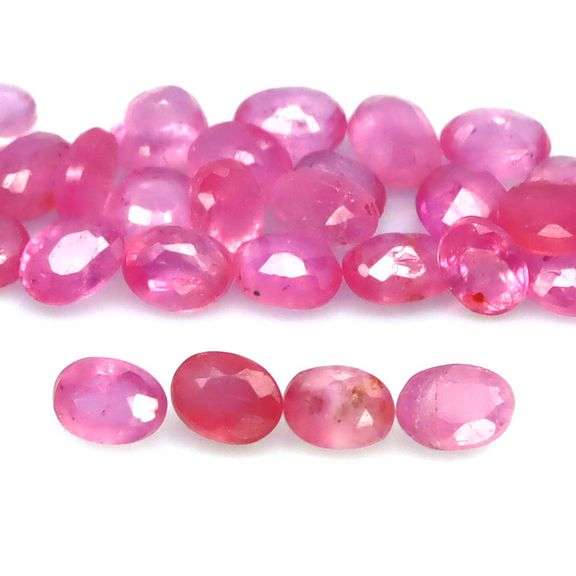 Real! Collectors 8.67ct pink Ruby set!