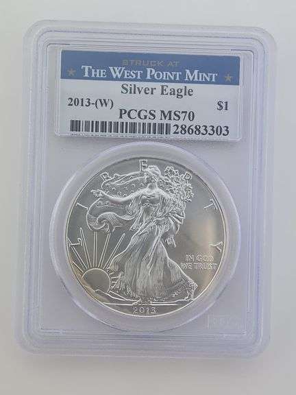 2013-(W) American Silver Eagle, PCGS MS70
