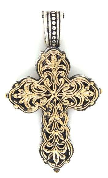 Konstantino 2 tone cross enhancer