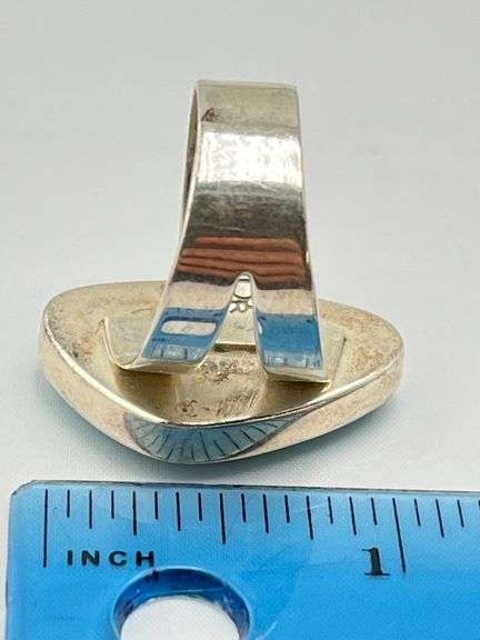 925 Sterling Silver DTR Jay King Freeform Turquoise Ring