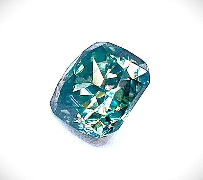 Large 5 Ct Mint Green Cushion Cut Lab Simulated Diamond Solitaire Blue Lab Simulated Diamond Solitai