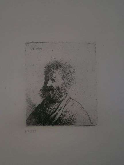 Collection of 15 Very Rare Etchings After Rembrandt (c. 1880)