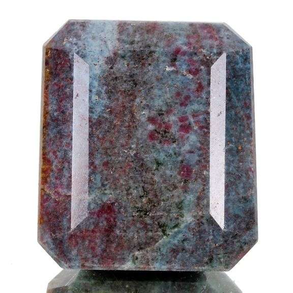Huge Certified 2030 Ct Museum Size Natural Red Ruby Blue Kyanite Solitaire