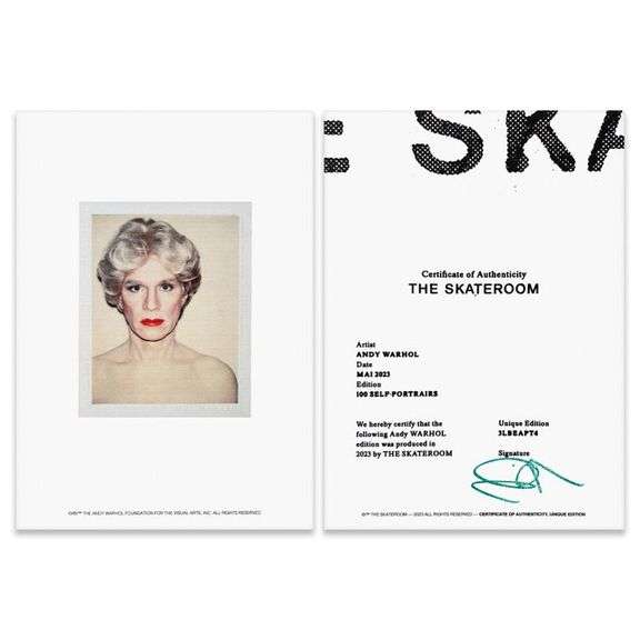 "Self-Portrait (Grey)" by Andy Warhol (1928-1987)