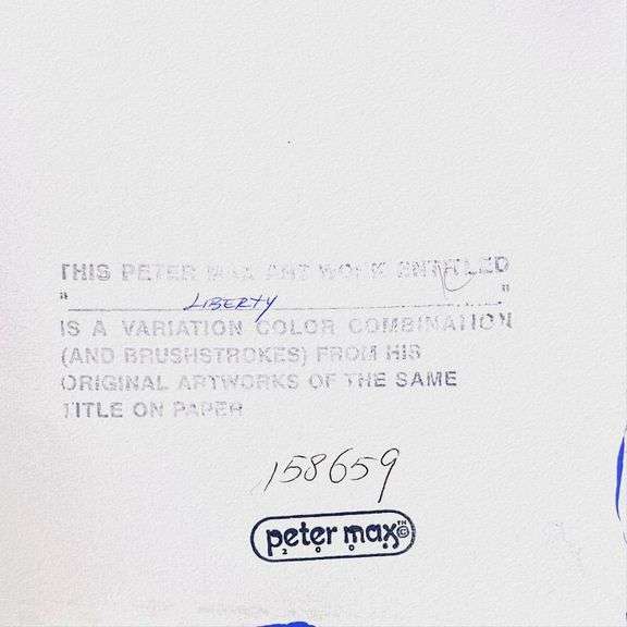 "Liberty" by Peter Max