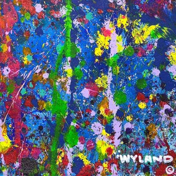 "Untitled Abstract" by Wyland