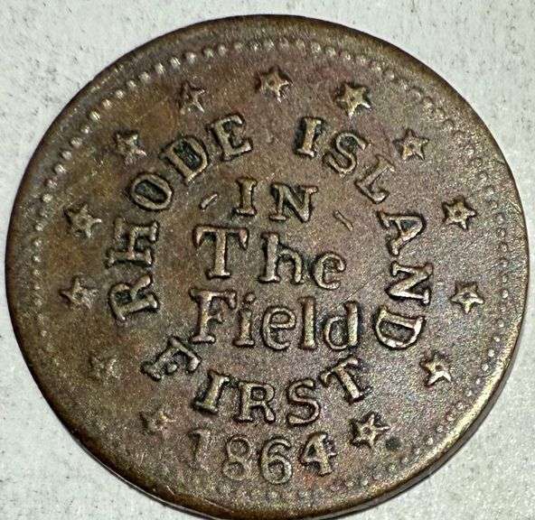 1864 Rhode Island Civil War Store Card