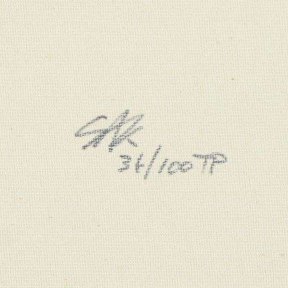 "Fidel Castro" by Steve Kaufman (1960-2010)