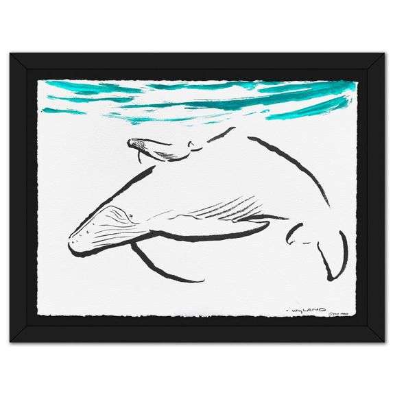 "Humpback and Calf" by Wyland